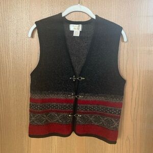 Vintage Wool Vest size small